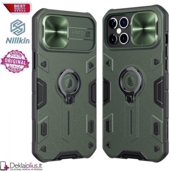 Nillkin Camshield Armor dėklas - žalias (Apple Iphone 12 Pro Max)   